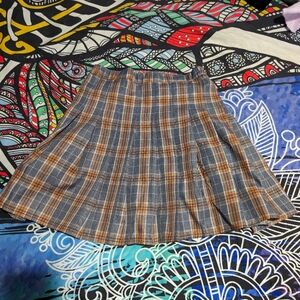 Girls plaid skort